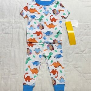 Ms. Rachel Toddler Dinosaur Pajama Set - Snug Fit 100% Cotton 2-Piece PJs NWT